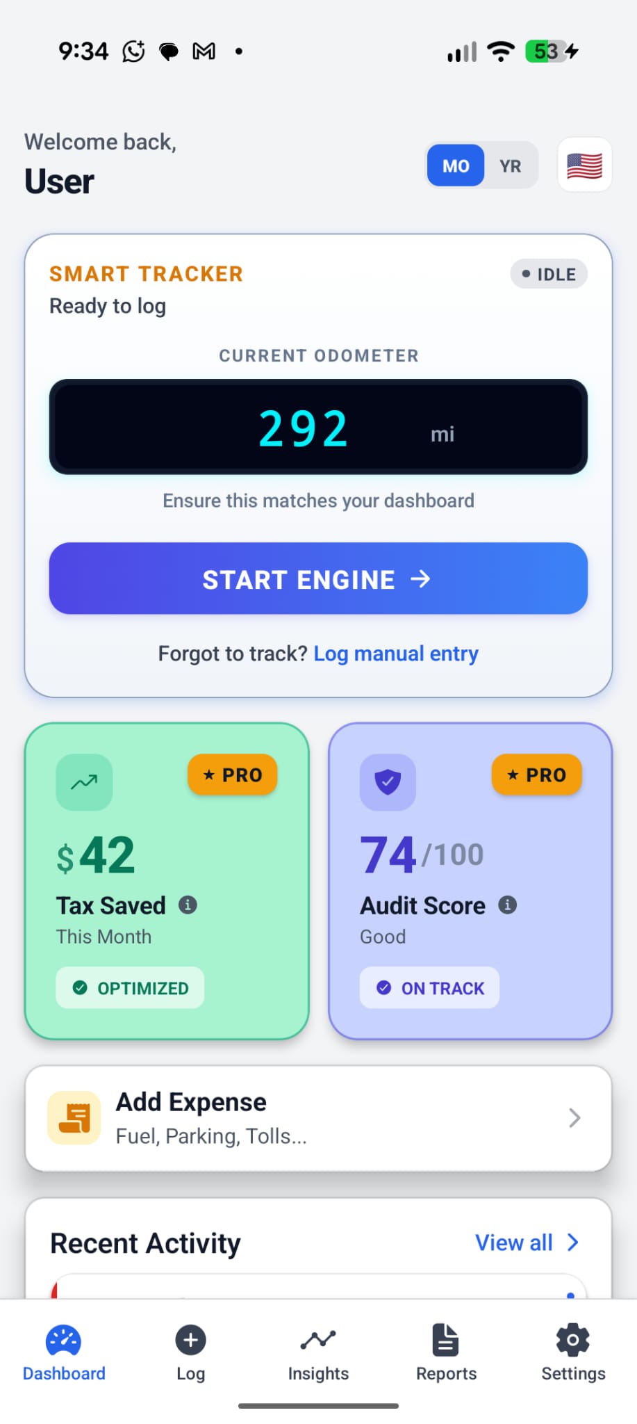DriveFlo App Screenshot 1